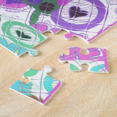 ラブリーラブハートモチーフアートプリント ジグソーパズル (側面)