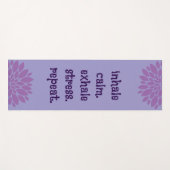 ラブリーラベンダーインハレコムヨガエクササイズマット ヨガマット (正面(横))