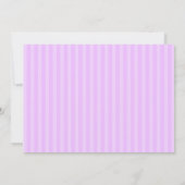 ラブリーラベンダーガールズバースデーパーティー 招待状 (裏面)