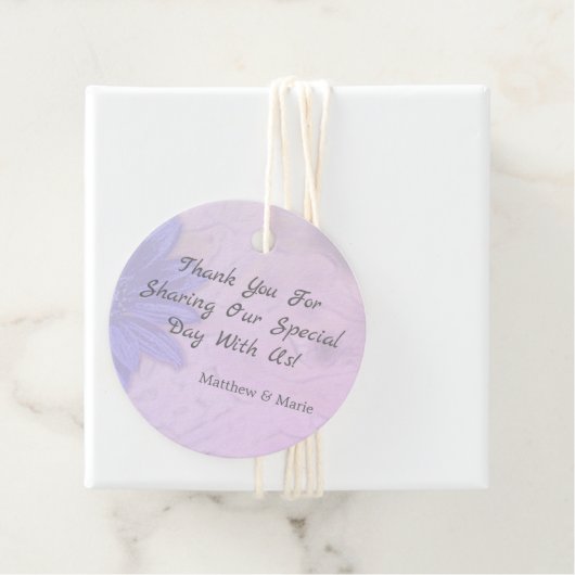 ラブリーラベンダーフローラありがとう フェイバータグ (インサイチュ)