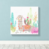 ラブリーラマスI キャンバスプリント (インサイチュ (ウッドフロア))