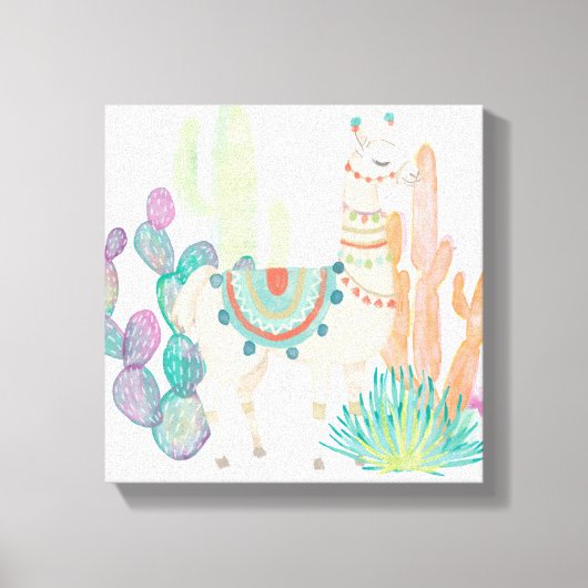 ラブリーラマスII キャンバスプリント (正面)