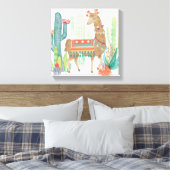 ラブリーラマスIII キャンバスプリント (インサイチュ (寝室))