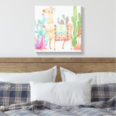 ラブリーラマスIV キャンバスプリント (インサイチュ (寝室))