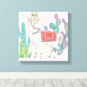 ラブリーラマスV キャンバスプリント (インサイチュ (ウッドフロア))