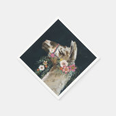 ラブリーラマ スタンダードカクテルナプキン (角)
