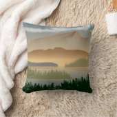 「ラブリーランドスケープ」装飾用クッション クッション (ブランケット)