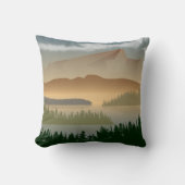 「ラブリーランドスケープ」装飾用クッション クッション (正面)