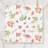 ラブリーリトルレディバグベビーシャワー誕生日 フェイバータグ (裏面)