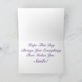 ラブリーリラックスハッピーバースデー カード (内部)