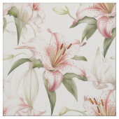 ラブリーリリー模様 ファブリック (見本)