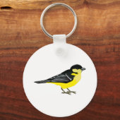 ラブリーレッサーゴールドフィンチ キーホルダー (正面)