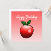 ラブリーレッドアップル カード (正面/裏面インサイチュ)