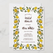 ラブリーレモンカスタムズブライダルシャワー 招待状 (正面)