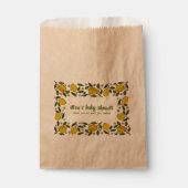 ラブリーレモ素朴ンカスタムズの赤ちゃんシャワー フェイバーバッグ (正面)