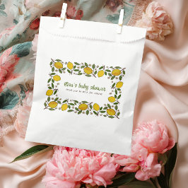 ラブリーレモ素朴ンカスタムズの赤ちゃんシャワー フェイバーバッグ