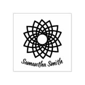 ラブリーロータスフラワーマンダラ ラバースタンプ (インプリント)