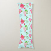 ラブリーワイルドバラとバラお尻水の色パターン ボディピロー (正面縦)