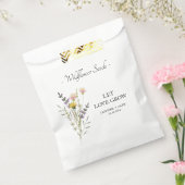ラブリーワイルドフラワーシード結婚式の引き出物 フェイバーバッグ (封をした状態)