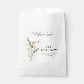 ラブリーワイルドフラワーシード結婚式の引き出物 フェイバーバッグ (正面)