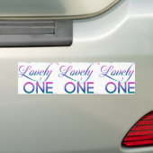 ラブリーワン バンパーステッカー (車上)