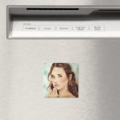 ラブリーヴィンテージガールスクエアマグネット – レディ・オブ・春 マグネット (インサイチュ (食洗機))