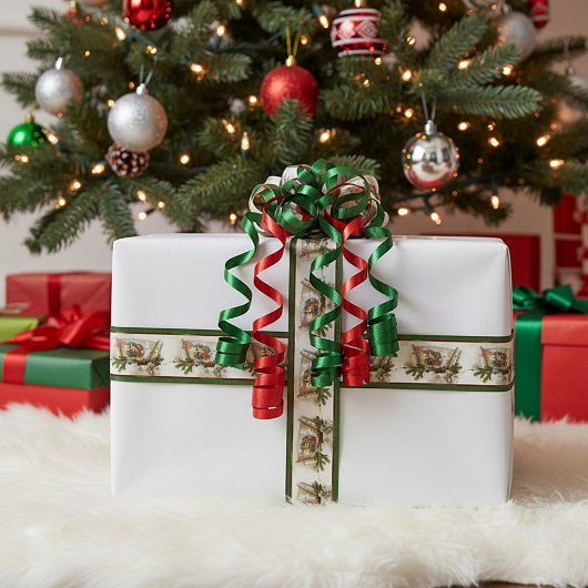 ラブリー出生カスタムコラージュ サテンリボン