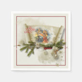 ラブリー出生カスタムコラージュ スタンダードカクテルナプキン (正面)