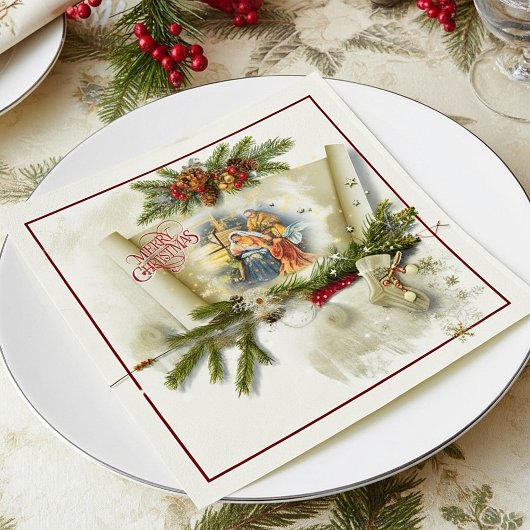 ラブリー出生カスタムコラージュ スタンダードカクテルナプキン