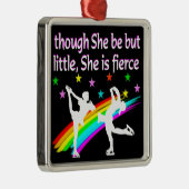 ラブリー姿スケーターデュオデザイン メタルオーナメント (右)