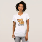 ラブリー子猫 Tシャツ (正面フル)