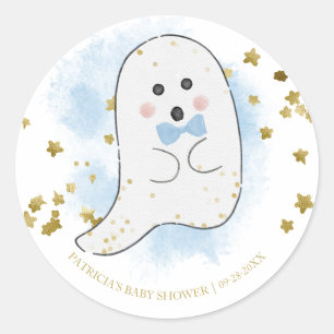 ラブリー幽霊ハロウィーンガールベビーシャワークラシックRo ラウンドシール