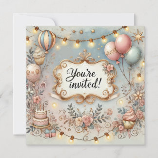 ラブリー招待状誕生日記念日