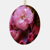 ラブリー春ピンクさくらんぼの花 セラミックオーナメント (右)
