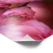 ラブリー春ピンクさくらんぼの花 フォトプリント (角)