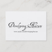 ラブリー春ミニプリント 名刺 (裏面)