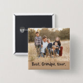 ラブリー最高のスグランパエバーファミリーフォト 缶バッジ (正面&裏面)