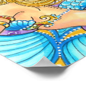 ラブリー泳ぐ人 ポスター (角)