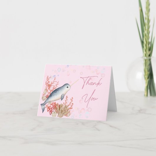 ラブリー海ベビーナルフアルシーシェル サンキューカード (正面)