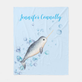 ラブリー海男の赤ちゃんナルファル&バブル フリースブランケット