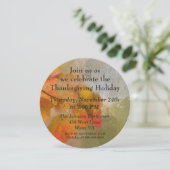 ラブリー紅葉サンクスギビングホリデーディナー 招待状 (スタンド正面)