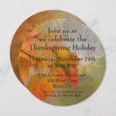 ラブリー紅葉サンクスギビングホリデーディナー 招待状 (正面/裏面)