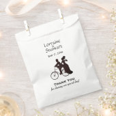 ラブリー素朴サイク結婚ステーマありがとう フェイバーバッグ (クリップ留めされた状態)