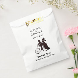 ラブリー素朴サイク結婚ステーマありがとう フェイバーバッグ
