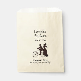 ラブリー素朴サイク結婚ステーマありがとう フェイバーバッグ