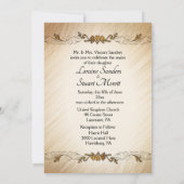 ラブリー素朴シクル結婚のテーマ招待状 招待状 (裏面)