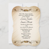 ラブリー素朴シクル結婚のテーマ招待状 招待状 (裏面)