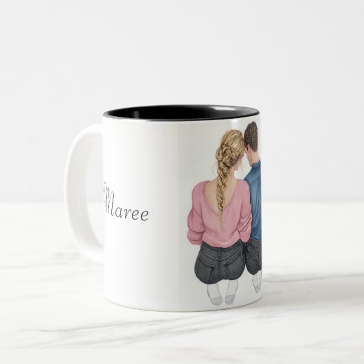 ラブリー結婚ズカップル マグ (正面左)