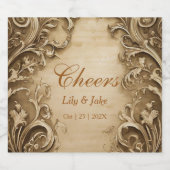 ラブリー結婚ズ スパークリングワインラベル (シングルラベル)