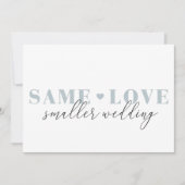 ラブリー結婚ハートの小型化に関する発表 セーブザデート (正面)